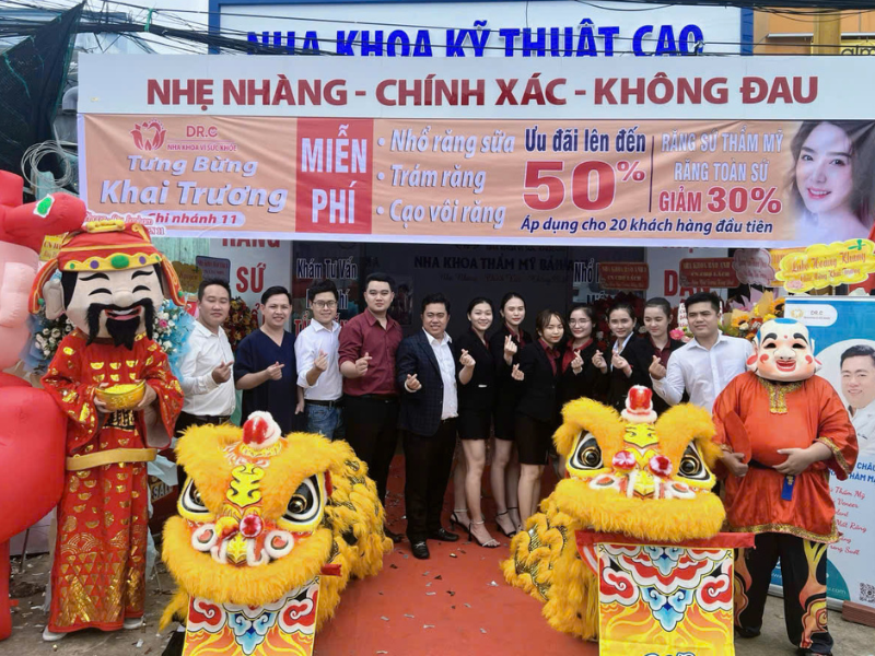 NHA KHOA BẢO ANH KHAI TRƯƠNG CHI NHÁNH 11